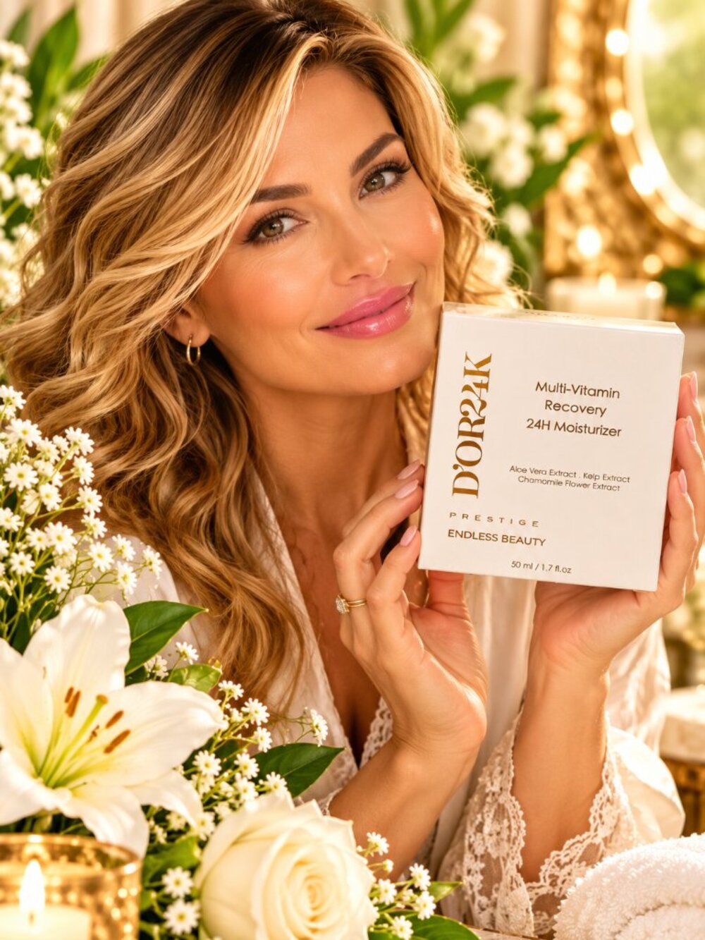 D'OR24K Prestige Endless Beauty Multi Vitamin Recovery 24H Moisturizer New 50 ml